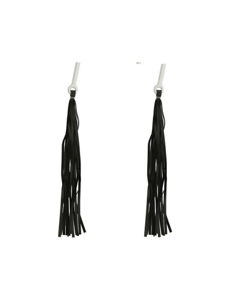 Artificial Leather Streamers Grips Black.